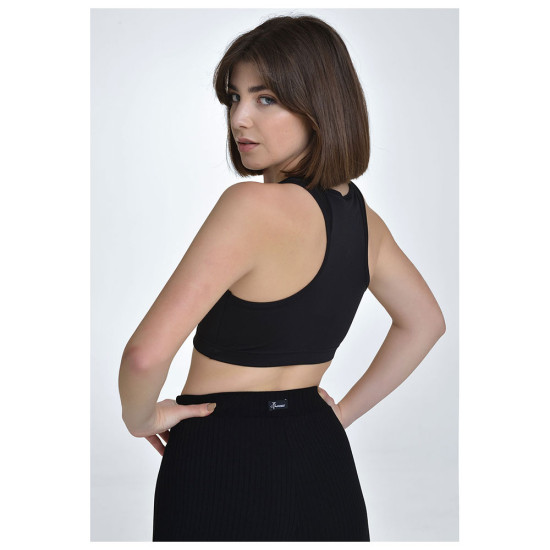 Target Γυναικείο μπουστάκι Scuba & Sheer Fabric Sports Bra "Mind"